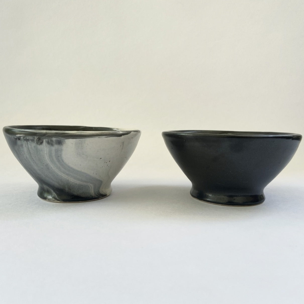 charcoal, black, grey, marble, ceramic pot