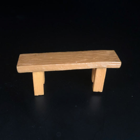 orange, bench, park bench, seat, sit