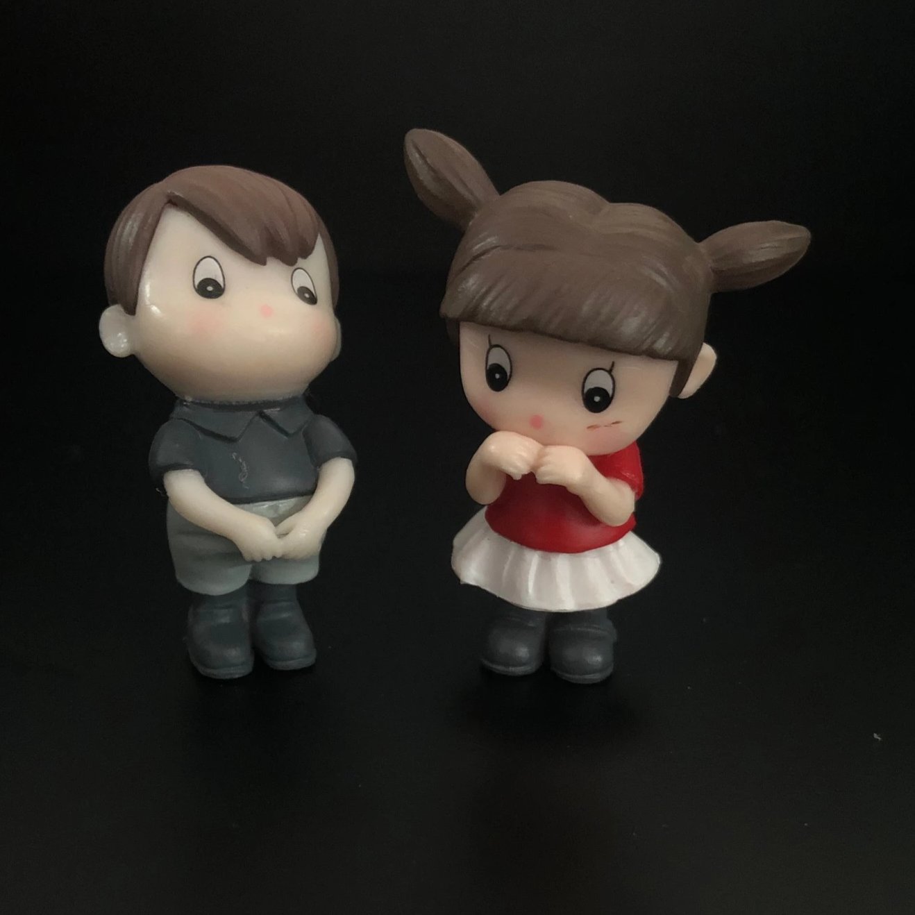ladka, ladki, pigtails, girl, boy, standing, skirt, shirt, shorts,, kids