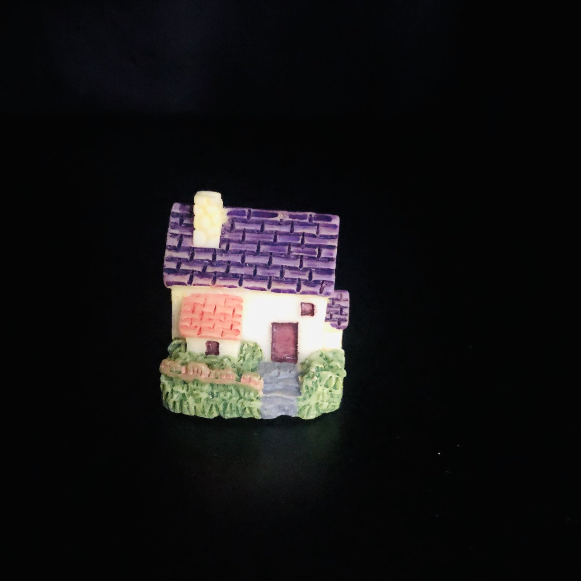 ghar, makaan, villa, small family house, two room, chimney, sloping room, 	Miniature family villa
