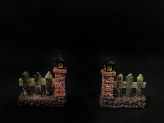 wooden look gate fence, white, sheepfold, lamp decor, main gate, entrance gate, boundary wall,
