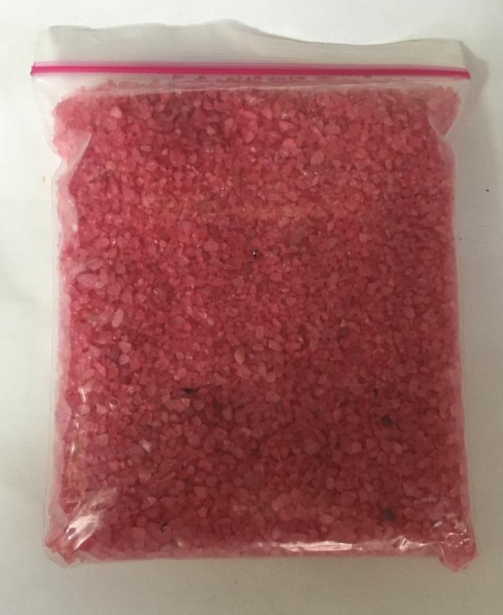 colorful sand, rangeen mitti, decorative, red sand