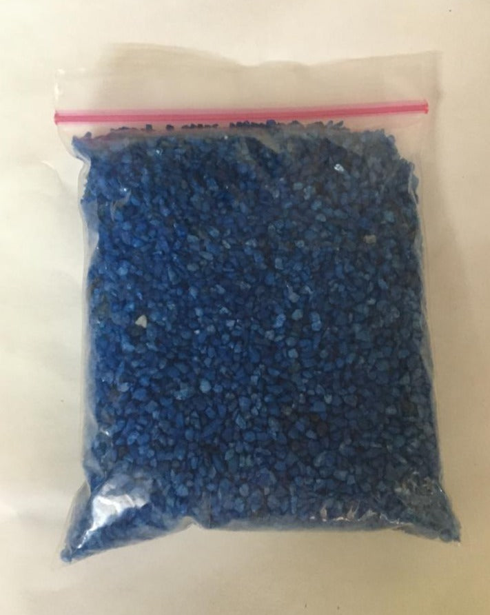 colorful sand, rangeen mitti, decorative, blue sand