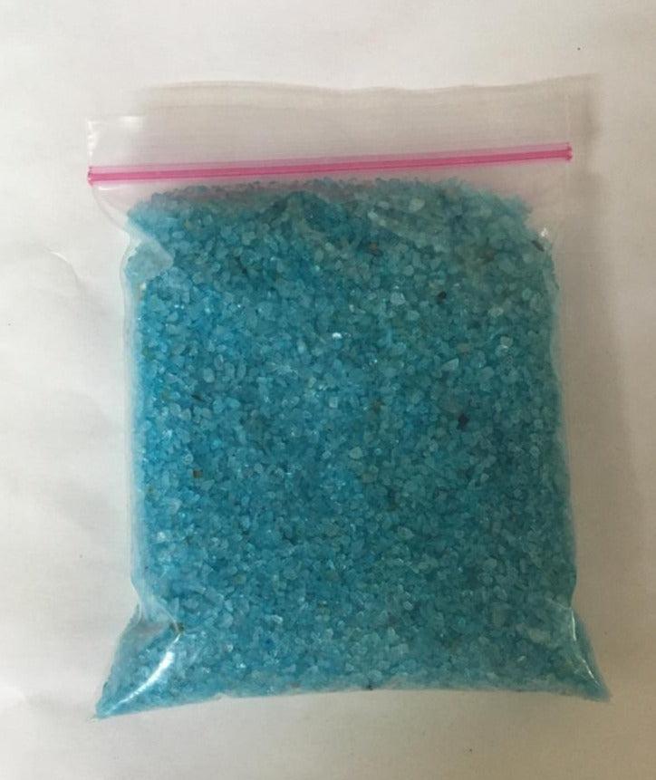 colorful sand, rangeen mitti, decorative, blue sand