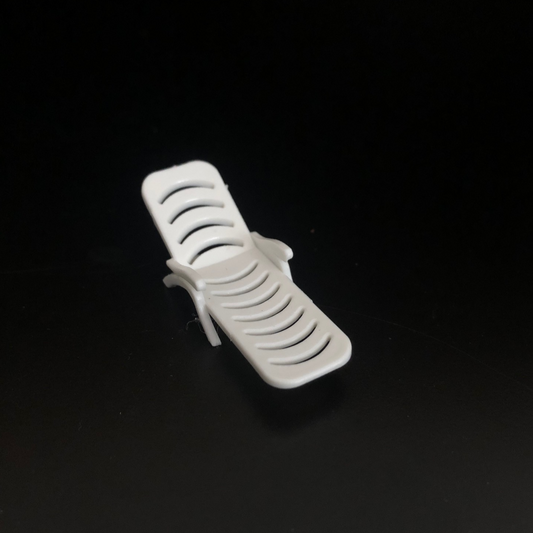 beach chair, white, relaxing, stretching, sun lounger,kursi