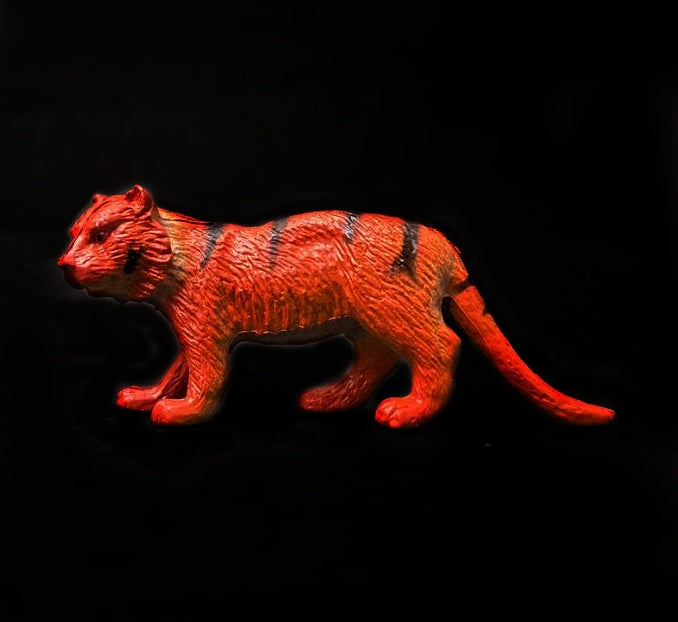 tiger, bagh, toy, khilona, resin, animal, wild, stripes, ferocious