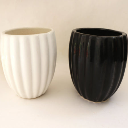 cocoa shape, ceramic pot