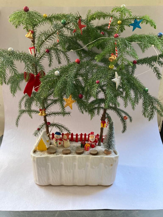 christmas, tree, celebration, decoration, santa claus, gifts, stars, snowman